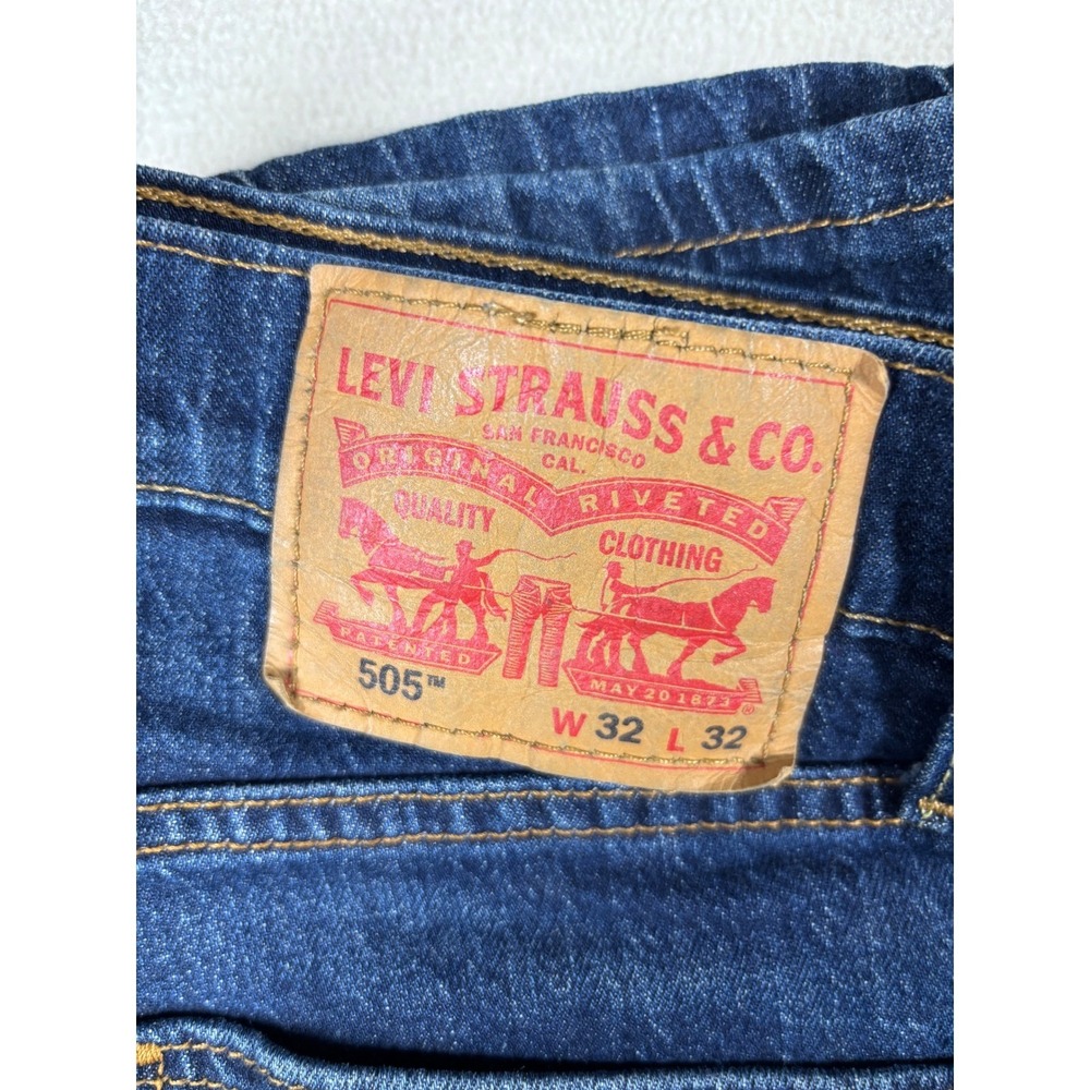 Levi's Mens Jeans Bundle 505 Regular 559 Relaxed Straight Blue Denim 32x31 Lot 2 - Picture 2 of 8